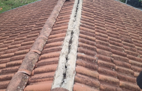 Réfection du faîtage par cimentation à Anglet (64600)