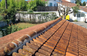 Réfection du faîtage par cimentation à Anglet (64600)